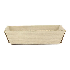 Wooden Mini Plate Square Shape 6x6x1,5cm (200 Units)