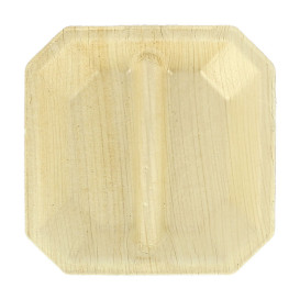 Palm Leaf Mini Plate Square Shape 2C 10x10cm (10 Units)