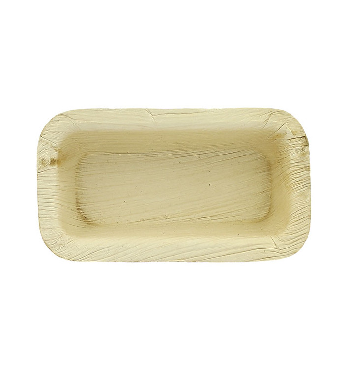 Palm Leaf Bowl Rectangular Shape 12,8x6,4cm (200 Units) Palm Leaf Bowl Rectangular Shape 12,8x6,4cm (200 Units)