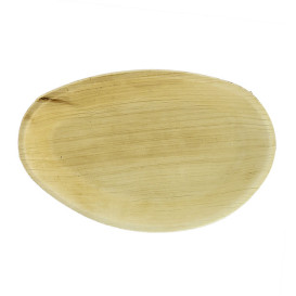 Palm Leaf Plate Oval Shape 19x12cm (10 Units) 