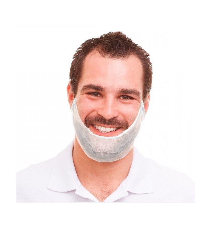 Disposable Beard Cover "TST" PP Accordion White (100 Units) Disposable Beard Cover "TST" PP Accordion White (100 Units)