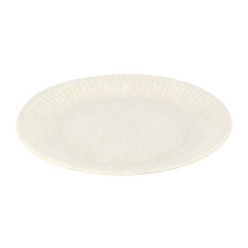 Paper Plate Biodegradable White 18 cm (100 Units)