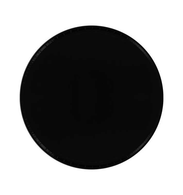 Paper Plate Pizza PET Layered Black 30cm (100 Units) Paper Plate Pizza PET Layered Black 30cm (100 Units)