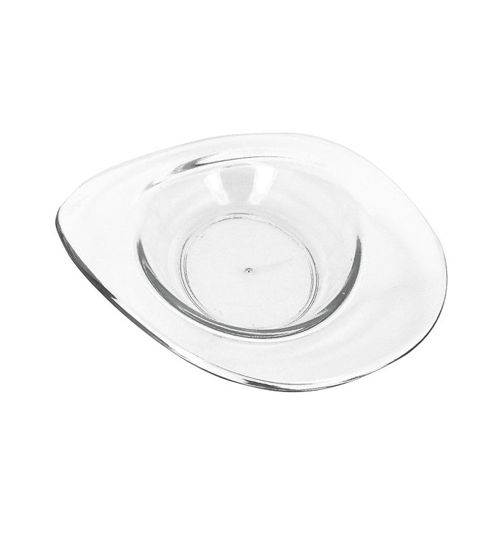 Tasting Plastic Plate Durable SAN "Ellipse" Clear 10ml (6 Units) Tasting Plastic Plate Durable SAN "Ellipse" Clear 10ml (6 Units)