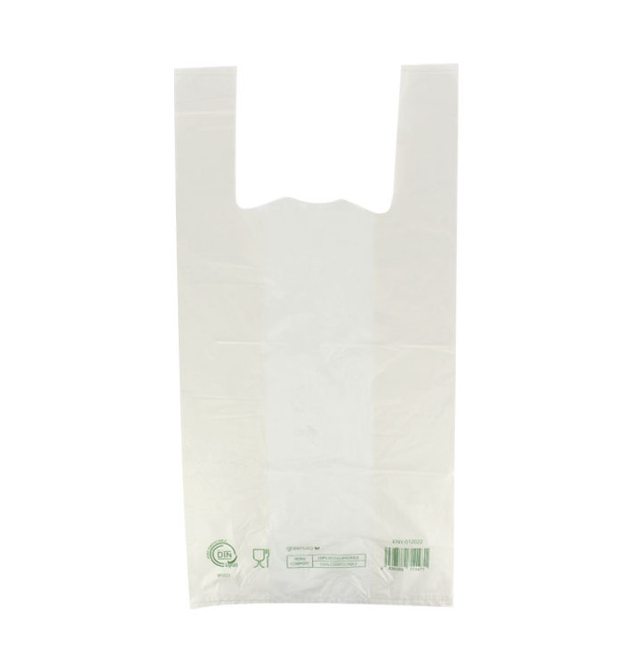 Plastic T-Shirt Bag Home Compost “Classic” 40x50cm (100 Units) Plastic T-Shirt Bag Home Compost “Classic” 40x50cm (100 Units)