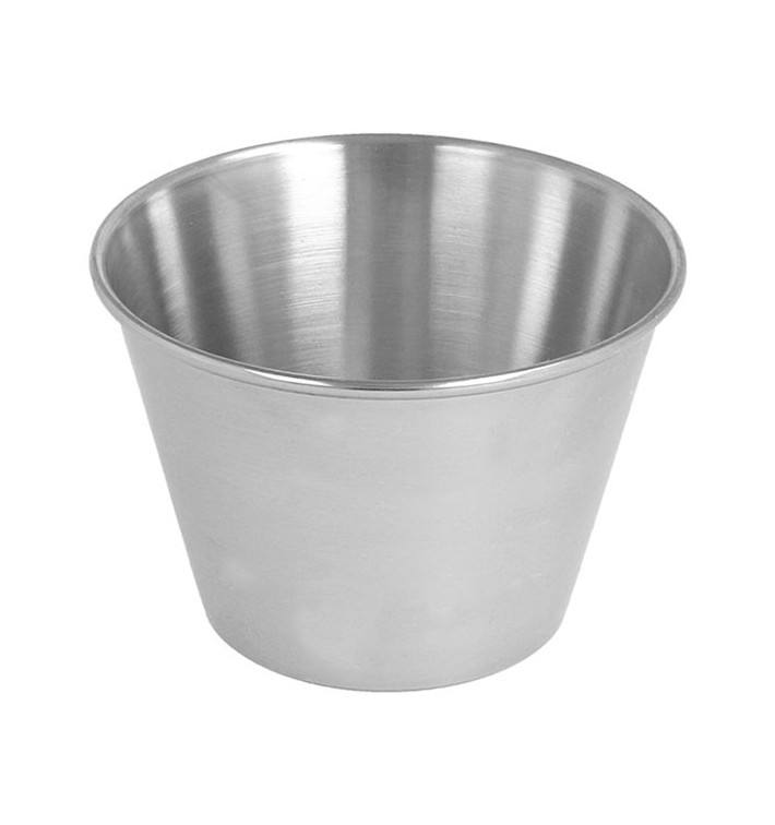 Sauce Cup Stainless 120ml (12 Units) Sauce Cup Stainless 120ml (12 Units)