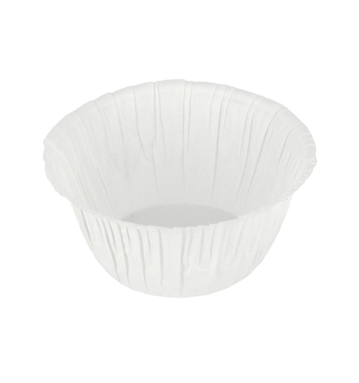 Cupcake Liner White 4,9x3,8x7,5cm (1800 Units) Cupcake Liner White 4,9x3,8x7,5cm (1800 Units)