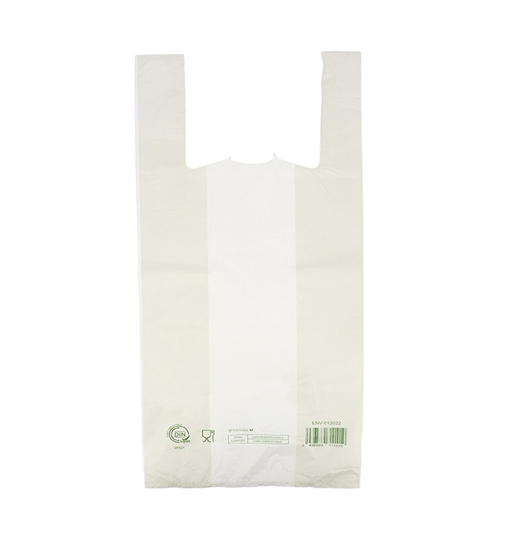 Plastic T-Shirt Bag Home Compost “Classic” 35x50cm (100 Units) Plastic T-Shirt Bag Home Compost “Classic” 35x50cm (100 Units)