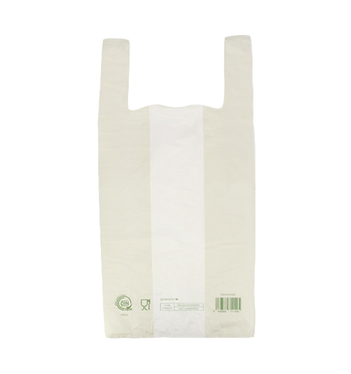 Plastic T-Shirt Bag Home Compost “Classic” 50x60cm (100 Units) Plastic T-Shirt Bag Home Compost “Classic” 50x60cm (100 Units)