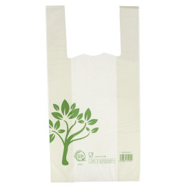 Plastic T-Shirt Bag Home Compost “Be Eco!” 30x40cm (100 Units)