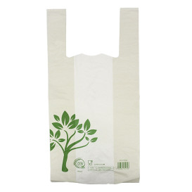 Plastic T-Shirt Bag Home Compost “Be Eco!” 35x45cm (1.000 Units)