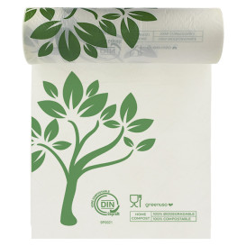 Roll of Plastic Bags Home Compost “Be Eco!” 30x40cm (500 Units)