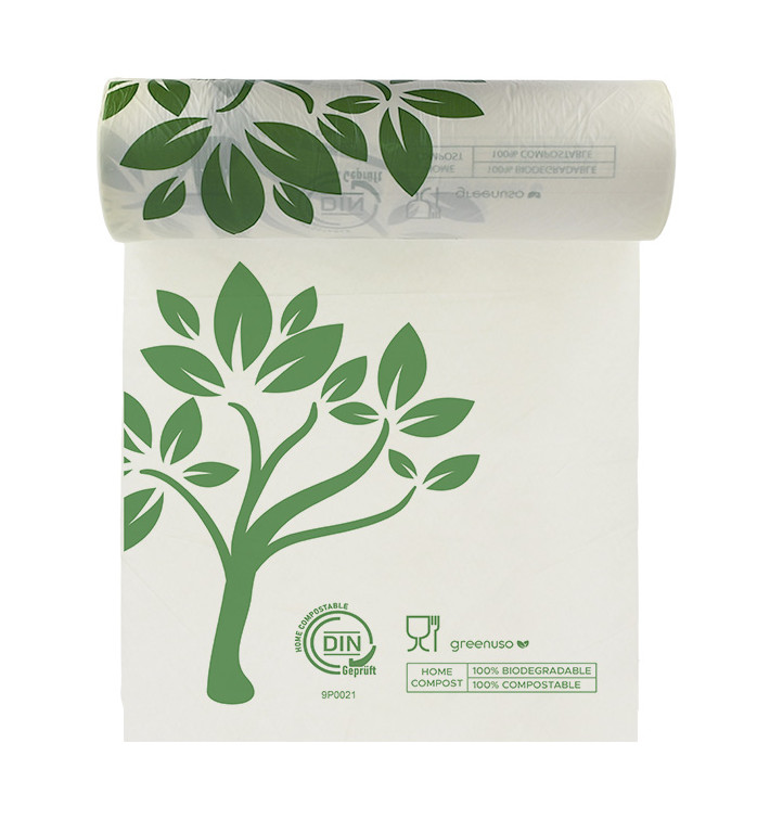 Roll of Plastic Bags Home Compost “Be Eco!” 30x40cm (500 Units)