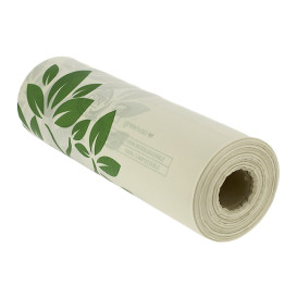 Roll of Plastic Bags Home Compost “Be Eco!” 25x37cm (3.000 Units)