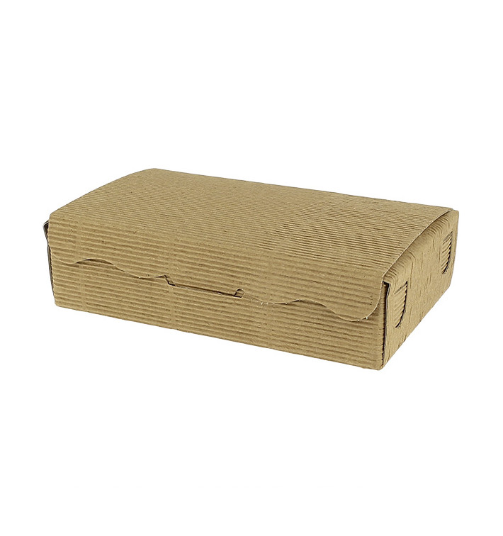 Paper Bakery Box Kraft 17x10x4,2cm 500g (100 Units) Paper Bakery Box Kraft 17x10x4,2cm 500g (100 Units)