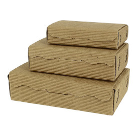 Paper Bakery Box Kraft 17x10x4,2cm 500g (100 Units)
