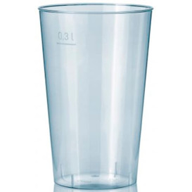 Plastic Cup PS Injection Moulding Clear 300 ml (25 Units)