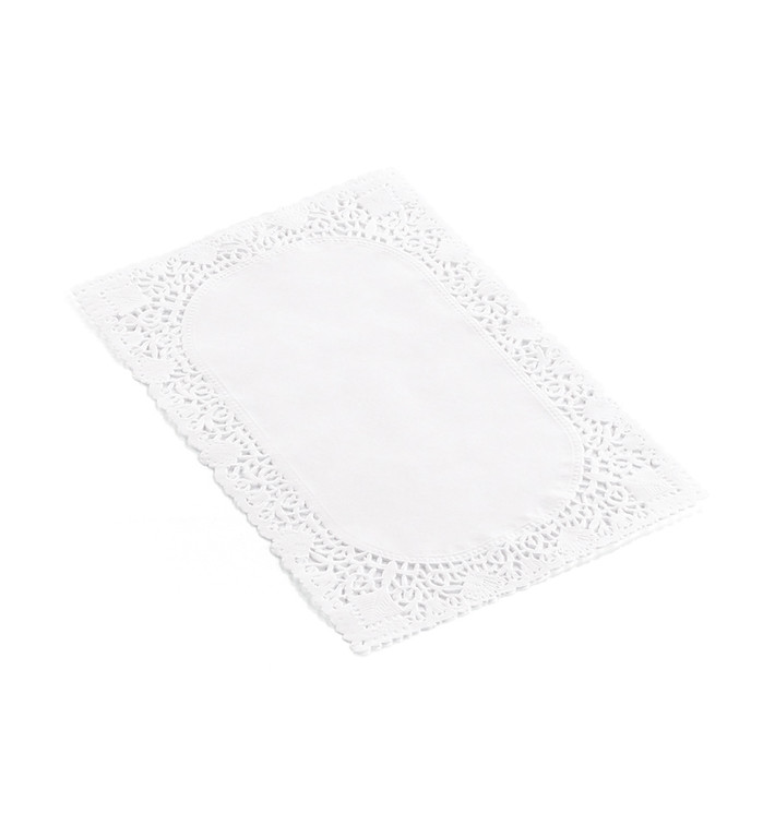 Paper Doilie White "Litos" 25x35cm (250 Units) Paper Doilie White "Litos" 25x35cm (250 Units)
