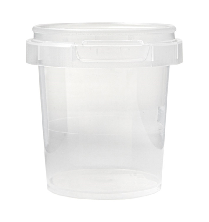 Plastic Deli Container Tamper-Evident PP 50ml Ø4,8cm (28 Units) Plastic Deli Container Tamper-Evident PP 50ml Ø4,8cm (28 Units)