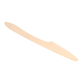 Wooden Knife Natural 19,3cm (100 Units)  