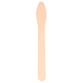 Wooden Teaspoon Flat 12,5cm (50 Units) 