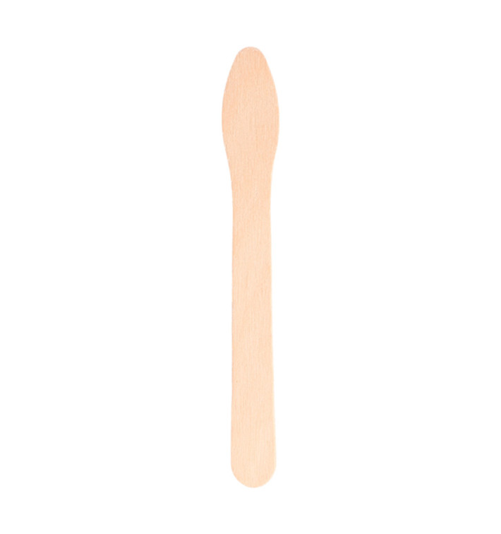 Wooden Teaspoon Flat 12,5cm (50 Units) Wooden Teaspoon Flat 12,5cm (50 Units)