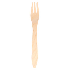 Wooden Fork Natural 18,3cm (1000 Units)