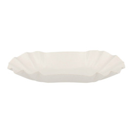 Paper Food Boat Tray Oval shape 16,5x10x3,5cm (2000 Units)
