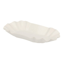 Paper Food Boat Tray Oval shape 16,5x10x3,5cm (2000 Units)