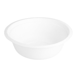 Sugarcane Bowl White 500ml (50 Units) 