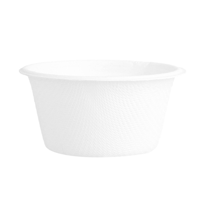 Sugarcane Container White 55ml (50 Units) Sugarcane Container White 55ml (50 Units)