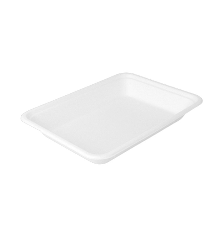 Sugarcane Tray 19,6x14,7x2,7 cm (50 Units) Sugarcane Tray 19,6x14,7x2,7 cm (50 Units)