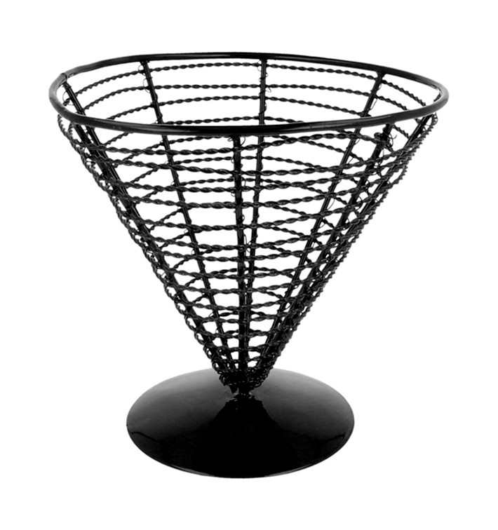 Serving Basket Containers Steel Ø18x17,5cm (1 Unit) Serving Basket Containers Steel Ø18x17,5cm (1 Unit)