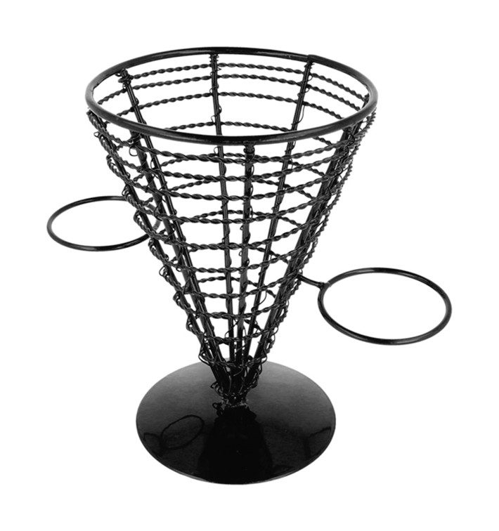 Serving Basket Containers Steel 2 Cups Ø12,8x18cm (6 Units) Serving Basket Containers Steel 2 Cups Ø12,8x18cm (6 Units)