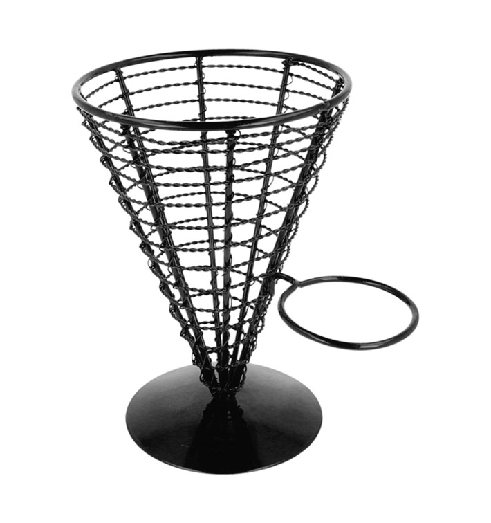 Serving Basket Containers Steel 1 Cup Ø12,8x18cm (1 Unit) Serving Basket Containers Steel 1 Cup Ø12,8x18cm (1 Unit)