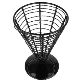 Serving Basket Containers Steel 1 Cup Ø12,8x18cm (1 Unit) 