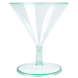 Plastic Glass Water Green 65ml (12 Units) 