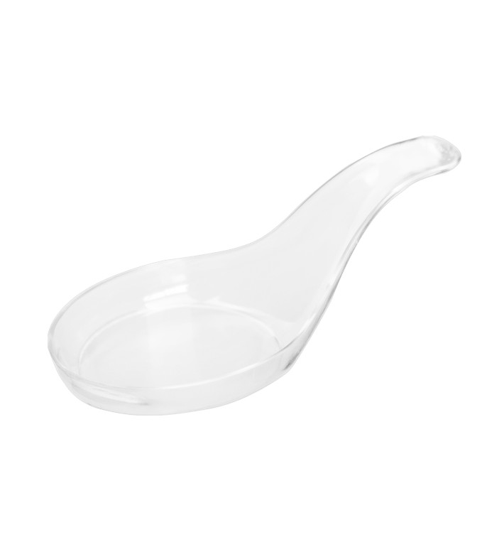 Plastic Tasting Spoon PS Clear 12 cm (100 Units) Plastic Tasting Spoon PS Clear 12 cm (100 Units)