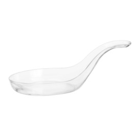 Plastic Tasting Spoon PS Clear 12 cm (100 Units)  