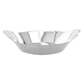 Tasting Plastic Bowl PS Oval shape Silver 30ml 8x2cm (500 Units)
