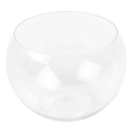 Tasting Plastic Bowl PS Sfere Shape Large Size Clear 150 ml (100 Units)
