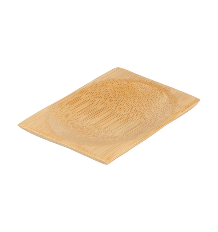 Bamboo Tasting Plate 6x8cm (50 Units) Bamboo Tasting Plate 6x8cm (50 Units)
