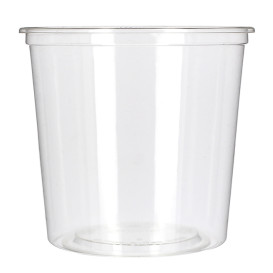 Tub Deli Container PLA Clear Compostable 720ml (50 Units) 