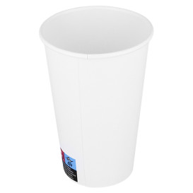 Paper Cup White ECO 16Oz/480ml Ø9cm (50 Units)