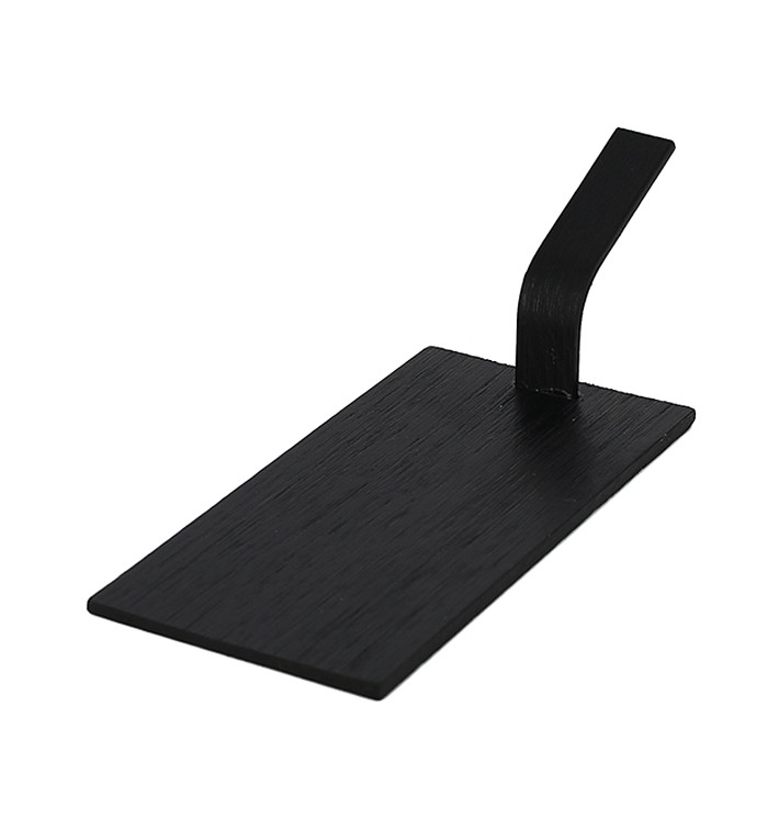 Bambo Mini Shovel Tray Black "Tapas" 10x5 cm (100 Units) Bambo Mini Shovel Tray Black "Tapas" 10x5 cm (100 Units)