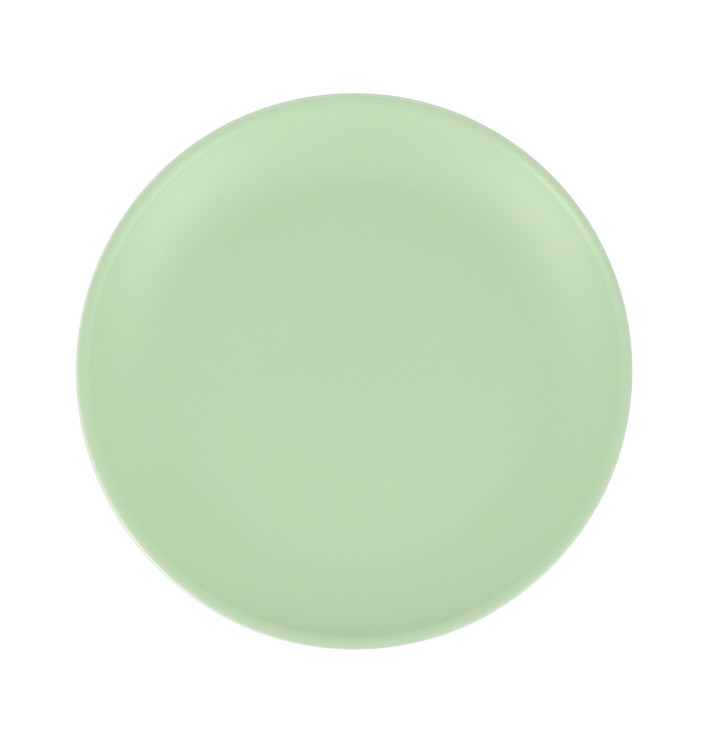 Reusable Plate Durable PP Mineral Green Ø23,5cm (6 Units) Reusable Plate Durable PP Mineral Green Ø23,5cm (6 Units)