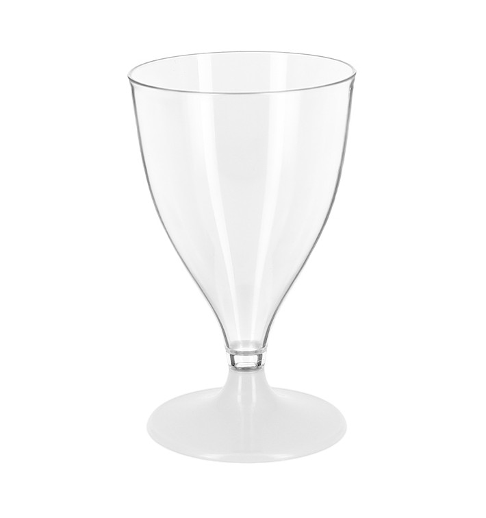 Reusable PS Cup Water/Wine White Foot 200ml 2P (48 Units) Reusable PS Cup Water/Wine White Foot 200ml 2P (48 Units)