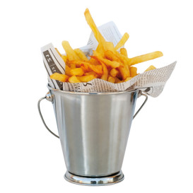 Serving Bucket Steel Ø12x12cm (1 Unit) 