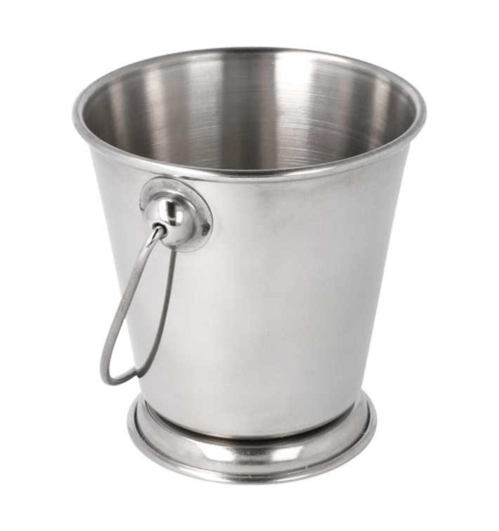 Serving Bucket Steel Ø7x7cm (1 Unit) Serving Bucket Steel Ø7x7cm (1 Unit)