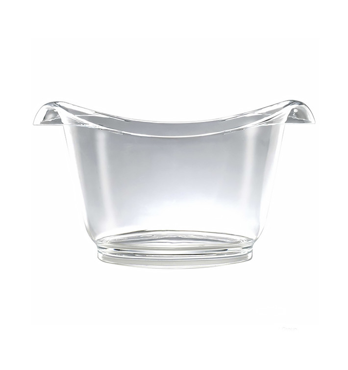 Reusable Ice Bucket SAN Transparent for 7-8 Bottles (4 Units) Reusable Ice Bucket SAN Transparent for 7-8 Bottles (4 Units)